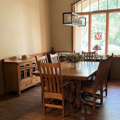 Picture of Omaha Mission Dining Set, reviewed by Terry