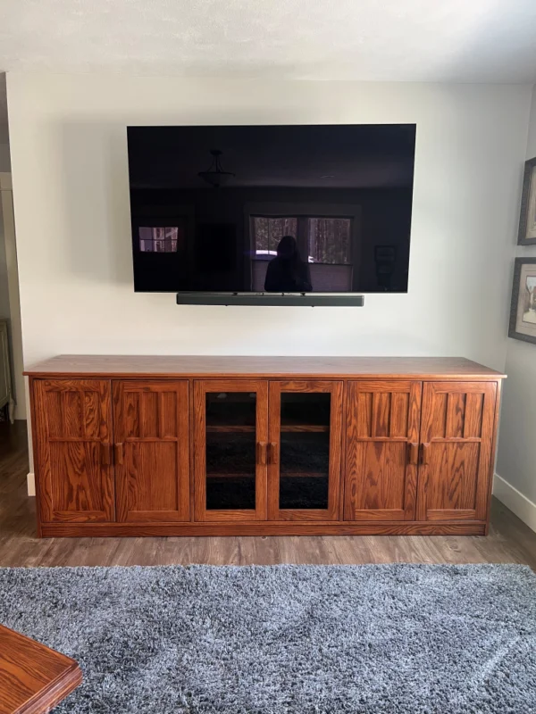 Picture of Blount 6-Door TV Cabinet, reviewed by Claudia & James