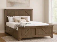Papillion Farmhouse Storage Bed