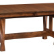 Ricci Butterfly Leaf Trestle Table