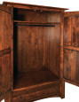 Brown Maple Wardrobe Interior