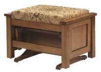 Colonial Cottage Glider Ottoman