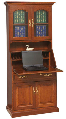 Florence Secretary Desk shown in Oak
