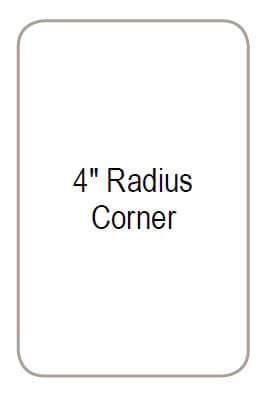 Northern Four Inch Radius Corner