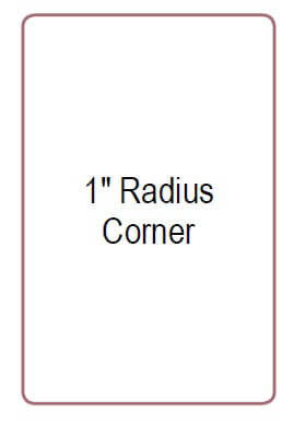 Northern One Inch Radius Corner