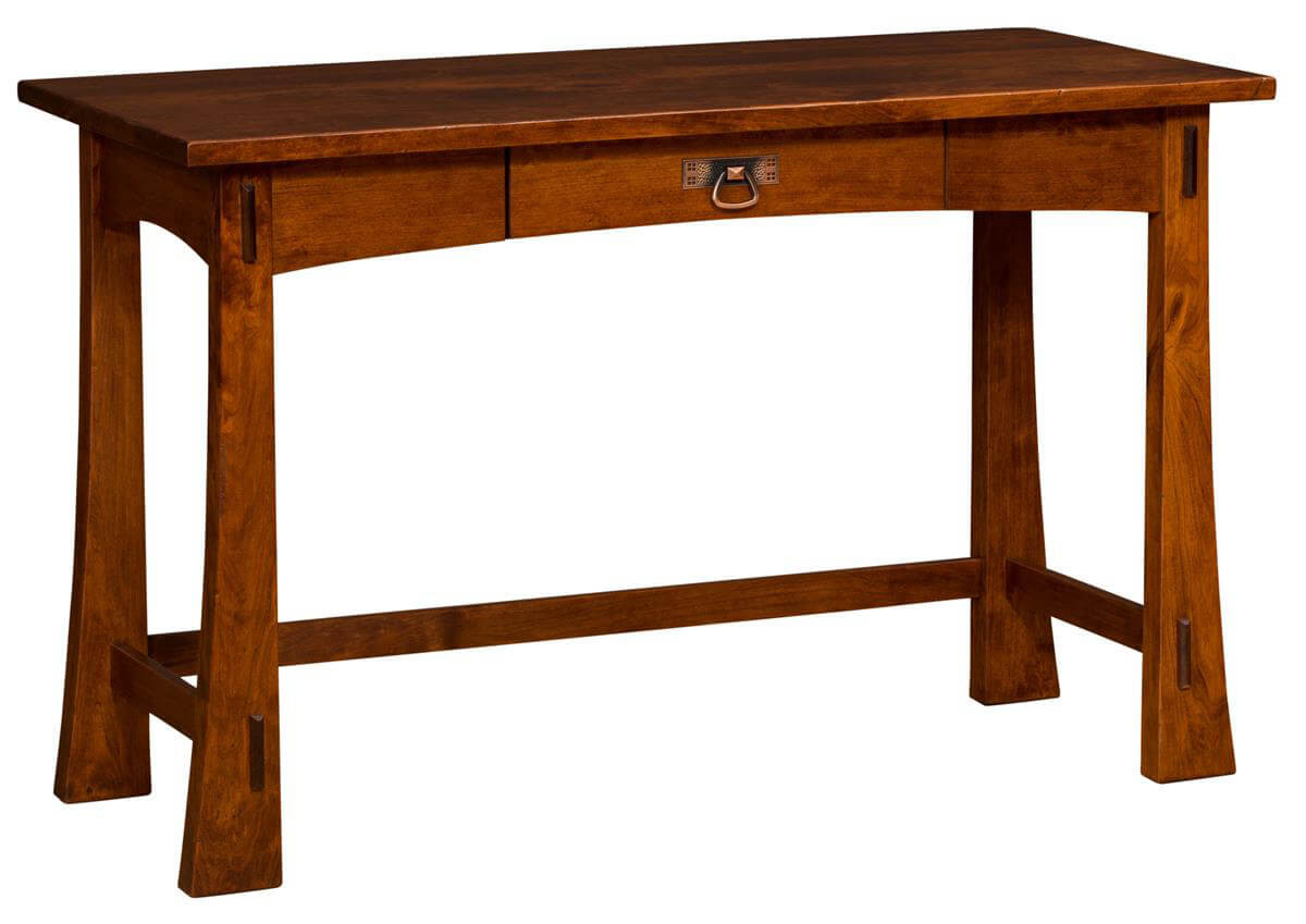 Palo Alto Writing Table in Rustic Cherry