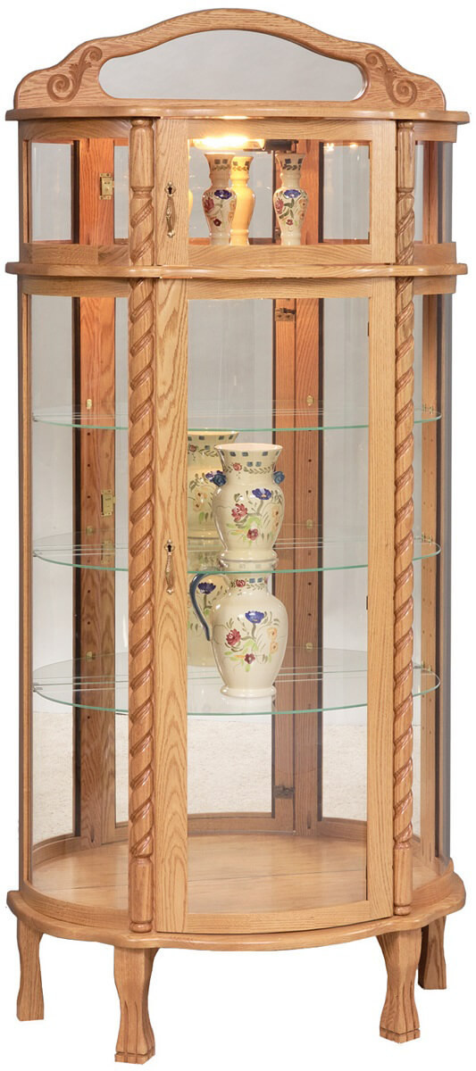 Savannah Solidwood Display Cabinet