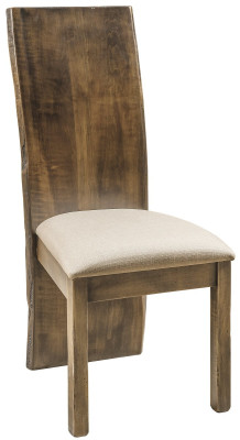 Brown Maple Modern Side Chair