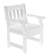 White Aden Patio Chair