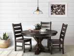 Ailey Rustic Table with Feliciano Kitchen Chair