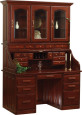 Albion Rolltop Desk with Hutch