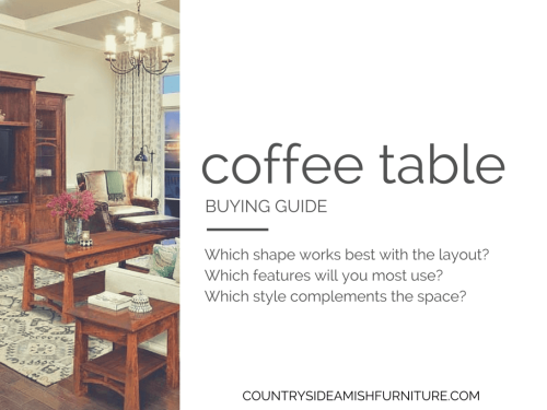 Amish Coffee Table Buying Guide