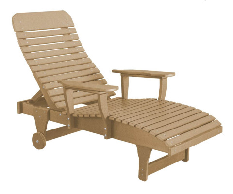Weathered Wood Andaman Outdoor Chaise Lounge