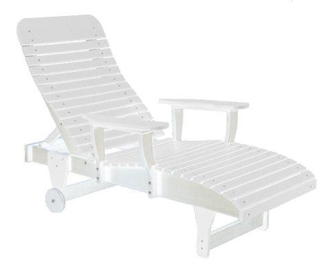 White Andaman Outdoor Chaise Lounge