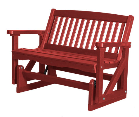 Cardinal Red Aniva Outdoor Double Glider