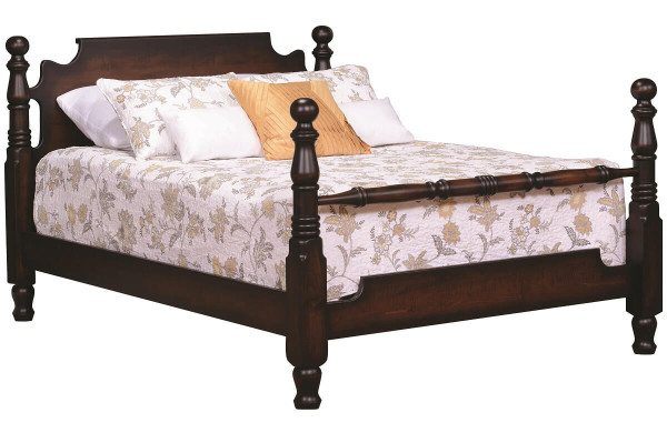 Antoinette Solid Wood Cannonball Bed