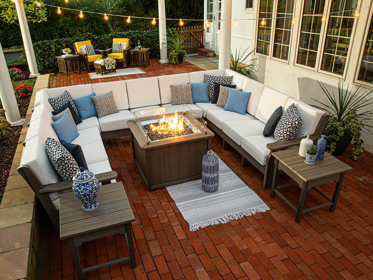 Amish Made Patio Sectional