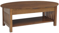 Arenas Valley Oval Coffee Table