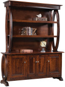 Armelle Office Credenza with Hutch