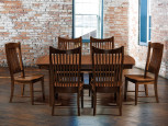 Amish Dining Table with Cohen and Keaton Chairs