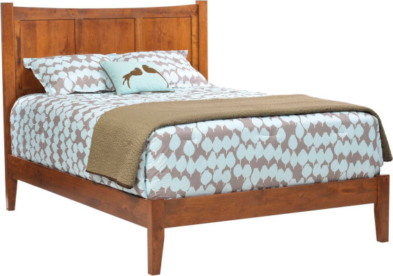 Austin Solid Wood Panel Bed