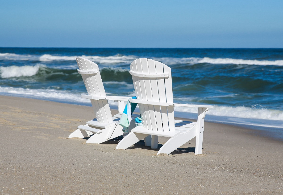 White Folding Beach Chairs