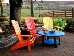 Adirondack Seating and Coffee Table