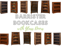 13+ Barrister Bookcases With Glass Doors for Traditional Elegance
