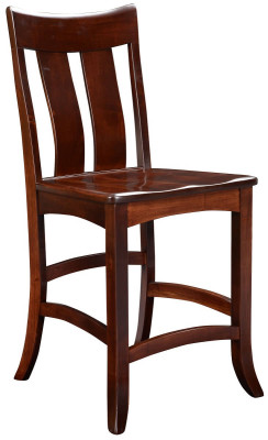 Benezet Counter Stool in Solid Wood