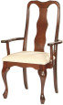 Beverley Queen Anne Arm Chair