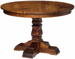 Bolingbroke Round Table in Brown Maple