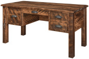 Brodnax Rustic Double Pedestal Desk