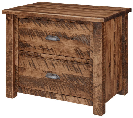 Brodnax Rustic Lateral File Cabinet - Countryside Amish Furniture 