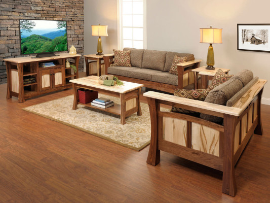 Real Wood Living Room Set
