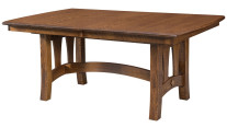 Calgary Trestle Table With Optional Leaves - 60” - 72”