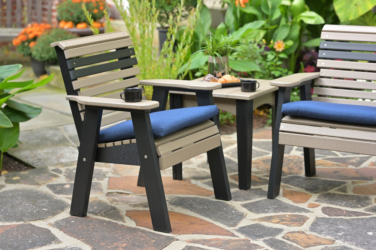 Two-Tone Outdoor Chairs