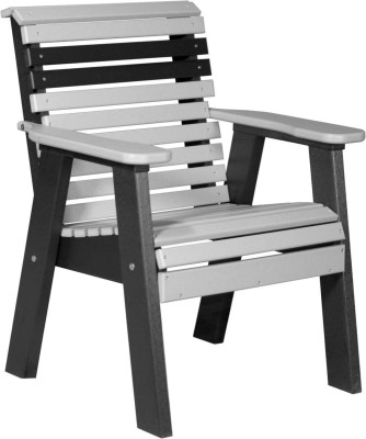 Dove Gray and Black Cape Lookout Patio Chair