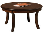 Carlton 38-inch Round Solid Top Coffee Table 