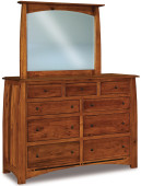 Castle Rock Tall Mirrored Dresser