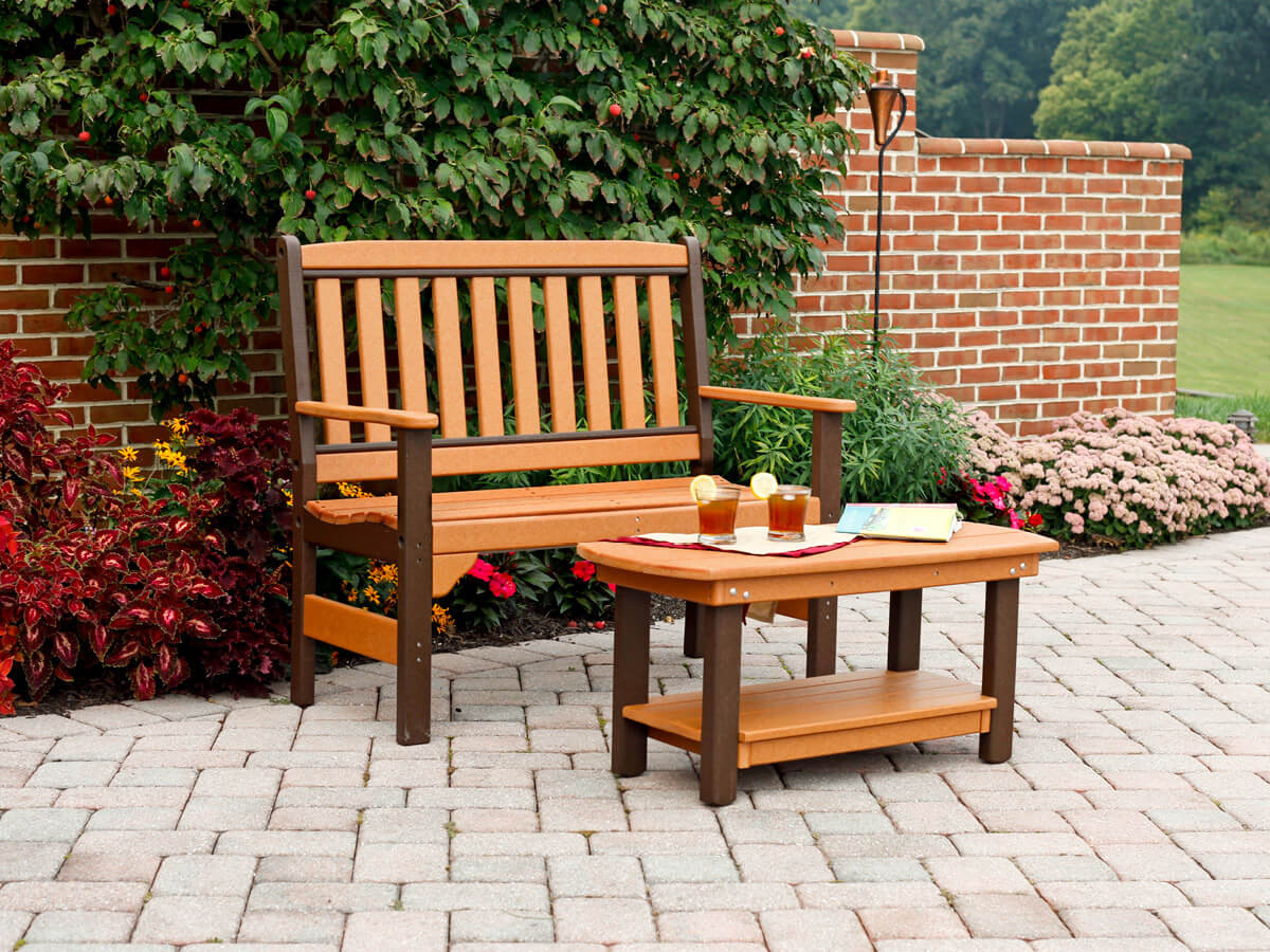 Cavendish Outdoor Bench and Coffee Table
