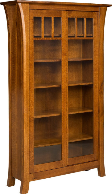 Chandler Glass Bookcase