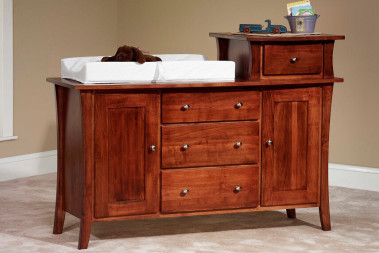 Solid Wood Changing Table Dressers