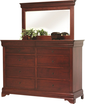 Charlemagne High Dresser with Mirror