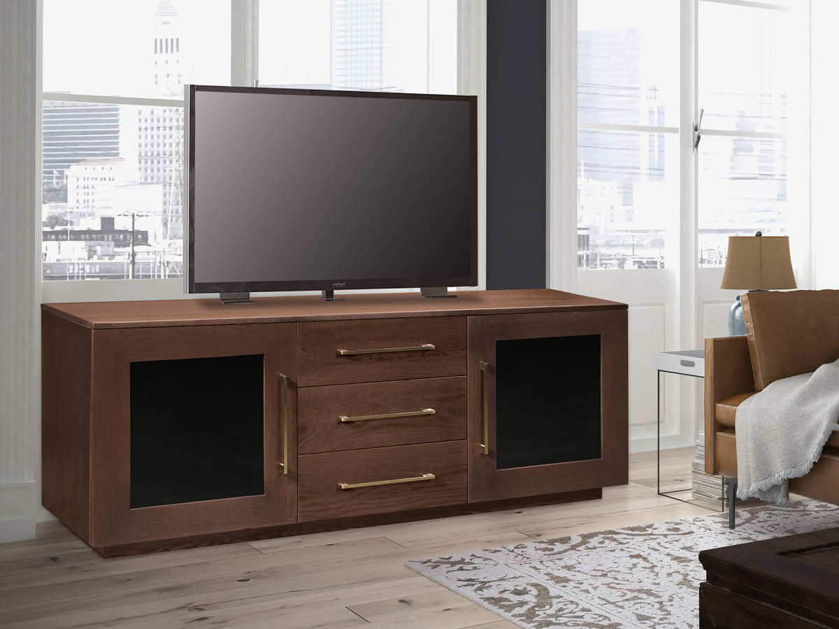 Real Wood Modern Media Console