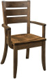 Amish Made Modern Ladder Back Chair
