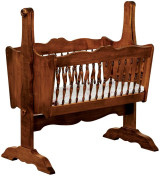 Colonial Classic Wooden Baby Cradle
