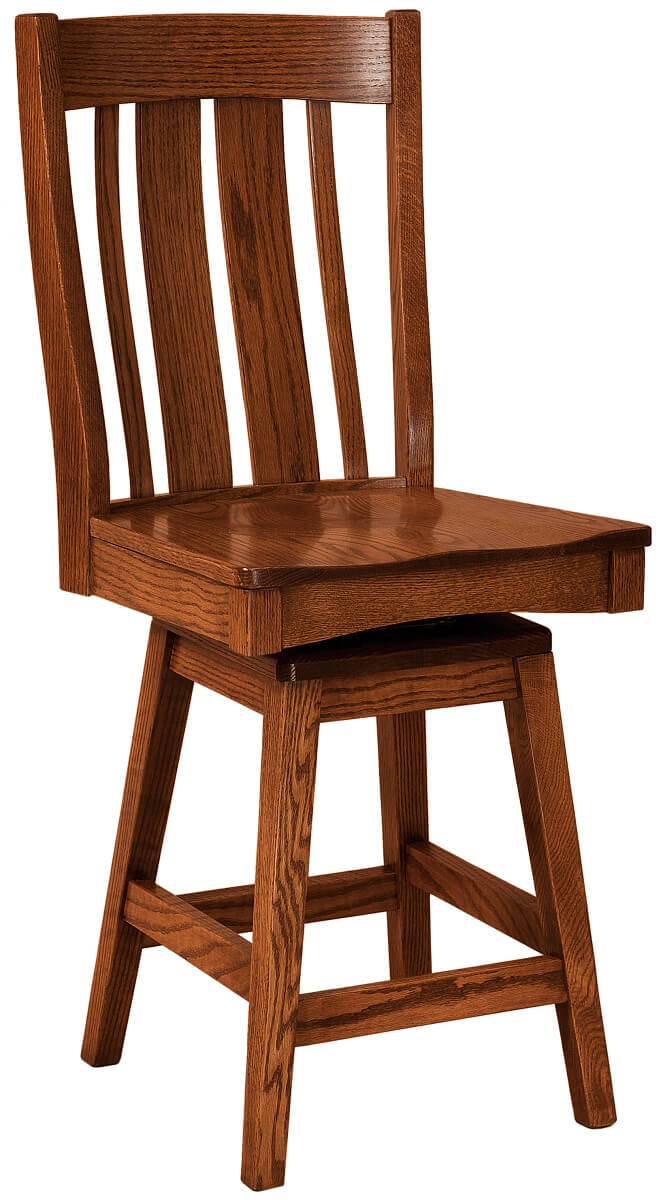 Cross Timbers Swivel Bar Chair