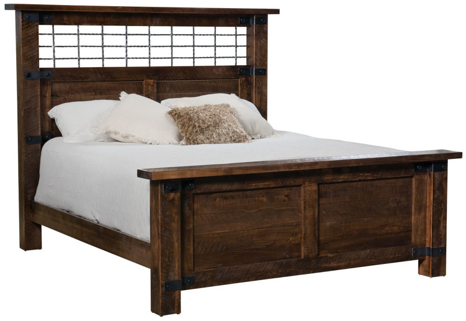 Dalton Iron Panel Bed