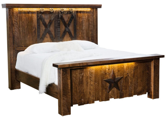 Drummond Rustic Bed