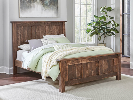 Rough Sawn Maple Bed Frame